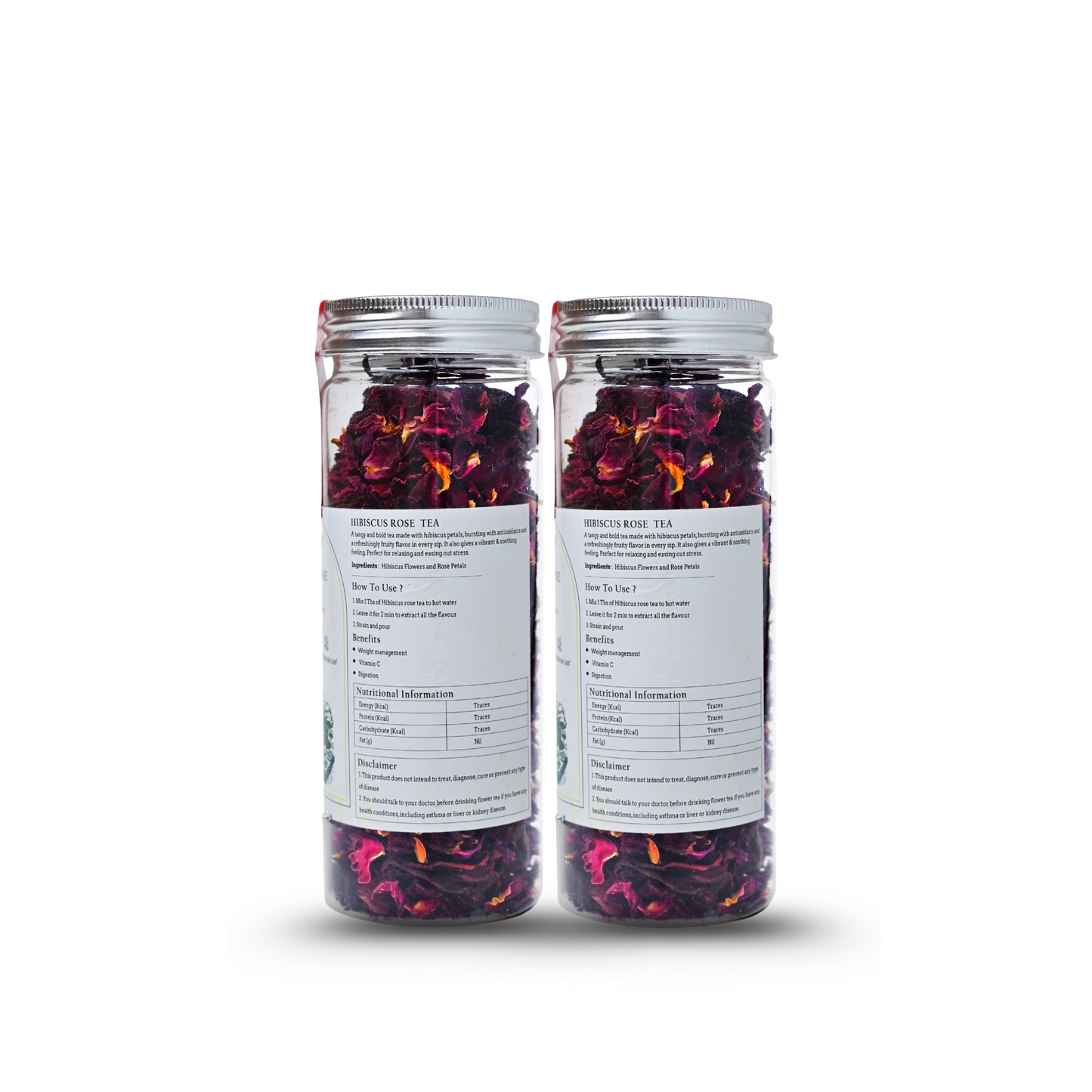 Hibiscus Rose Tea Flower Herbal Infusion | 30gm - 30 Cups Tea