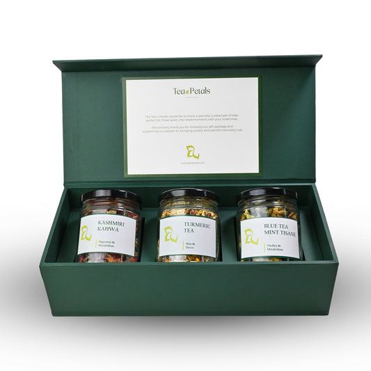 Luxe 3-Jar Tea Gift Hamper | Luxury Tea Gift Set