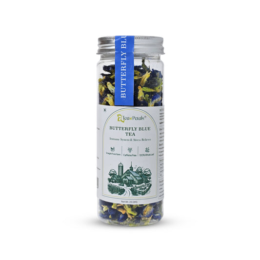 Butterfly Blue Pea Flower Herbal Infusion | 25gm - 25 Cups Tea
