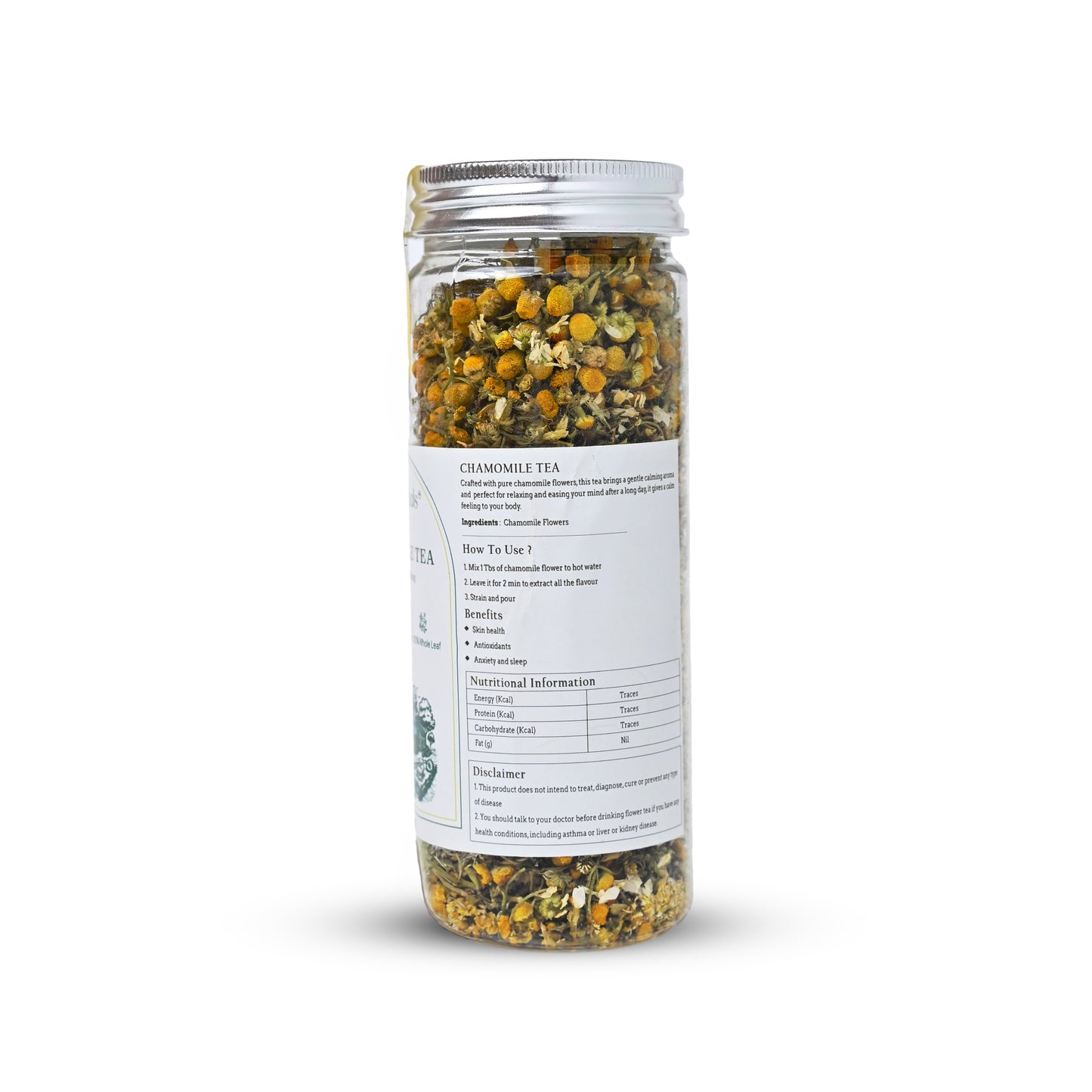 Chamomile Flower Herbal Infusion | 30gm - 30 Cups Tea
