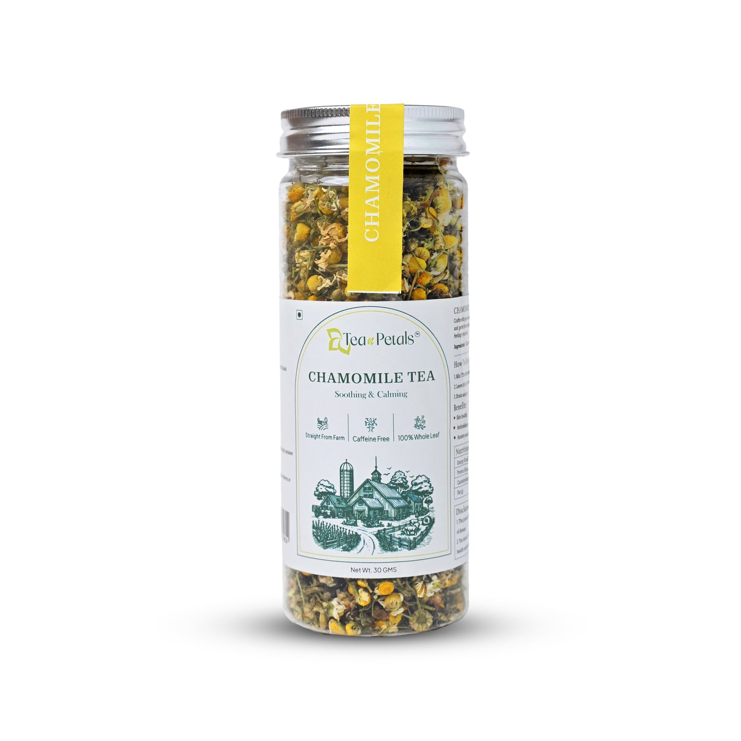 Chamomile Flower Herbal Infusion | 30gm - 30 Cups Tea