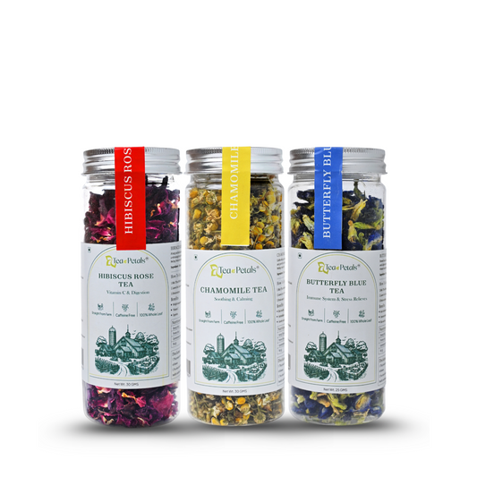Flower Tea Herbal Infusion - Pack of 3