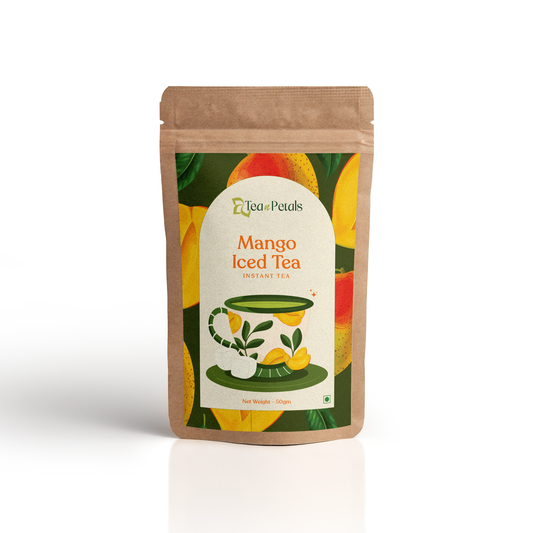 Mango Instant Iced Tea - 50gm | Makes 25 Refreshing Cups